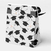 Grad Cap Pattern Abschluss Geschenkschachtel (Rückseite)