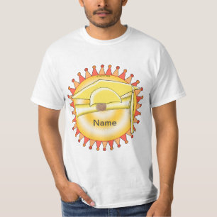 Grad Cap Pennant Zolltarif T - Shirt