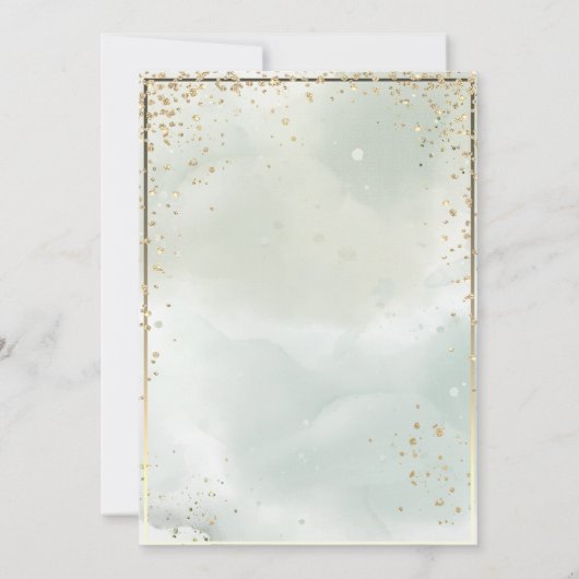 Grad Cap Rosa Roses Frame Abschluss Einladung (Rückseite)