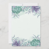 Grad-Cap, Sukkulatur-Abschluss Einladung (Rückseite)