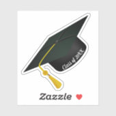 Grad Cap Tassel Abschluss Aufkleber (Blatt)