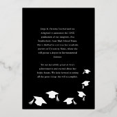 Grad Cap Tassel Foto Abschluss Ankündigung (Rückseite)