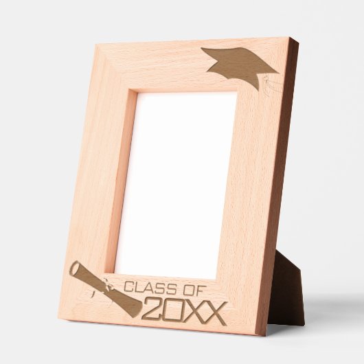 Grad Cap und Diplom Geätzte Rahmen (Links)