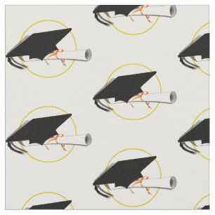 Grad Cap und Diplom Stoff