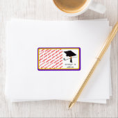 Grad-Cap und Diploma-Foto Adressaufkleber (Insitu)