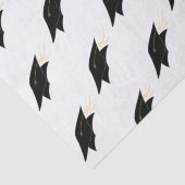 Grad Cap und Tassel Abschluss Seidenpapier (Detail)