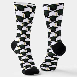 Grad Cap und Tassel Abschluss Socken