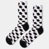 Grad Cap und Tassel Abschluss Socken (Linkes Detail)