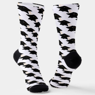 Grad Cap und Tassel Abschluss Socken