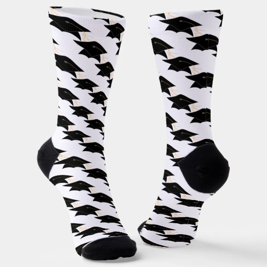 Grad Cap und Tassel Abschluss Socken (Gewinkelt)