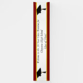 Grad Cap - Wiedersehen in der High School Banner (Vertikal)