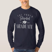Grad Celebration | Stolz Stepdad vom Graduate T-Shirt (Vorderseite)
