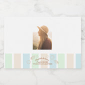 Grad Club Beach Party Alkoholflaschenetikett (Einzelnes Label)