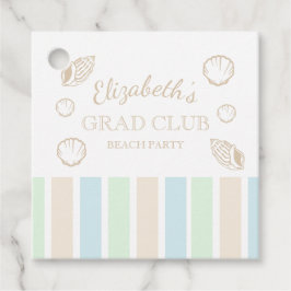 Grad Club Beach Party Geschenkanhänger