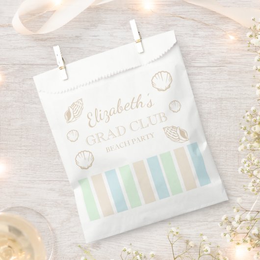 Grad Club Beach Party Geschenktütchen (Ausgeschnitten)