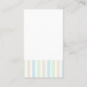 Grad Club Beach Party Name Card Visitenkarte (Rückseite)