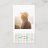 Grad Club Beach Party Name Card Visitenkarte (Vorderseite)