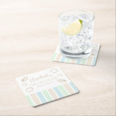 Grad Club Beach Party Rechteckiger Pappuntersetzer (Vor Ort)