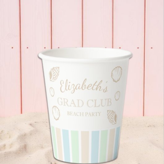 Grad Club Strandparty Pappbecher