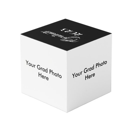 Grad Custom Foto Cube Würfel (Rückseite Schrägansicht)