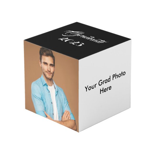Grad Custom Foto Cube Würfel (Vorderseite Schrägansicht)