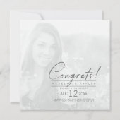 Grad Cutout Foto Gradient Blush ID898 Einladung (Rückseite)