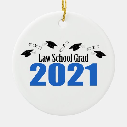 Grad der Juristischen Fakultät 2021 - Karten und D Keramik Ornament (Vorne)