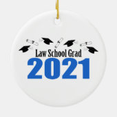 Grad der Juristischen Fakultät 2021 - Karten und D Keramik Ornament (Hinten)