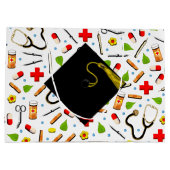 Grad der Kreativen Krankenpflege Große Geschenktüte (Rückseite)