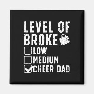 Grad der Pleite-Cheer-Vater eines Cheerleader-Vate Magnet