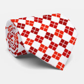 Grad der roten Raute Custom Necktie Krawatte (Gerollt)