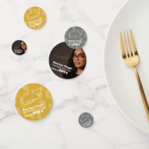 GRAD! Einfache moderne Abschluss Foto Konfetti