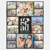 Grad-Erinnerungen Fleecedecke (Vorderseite)