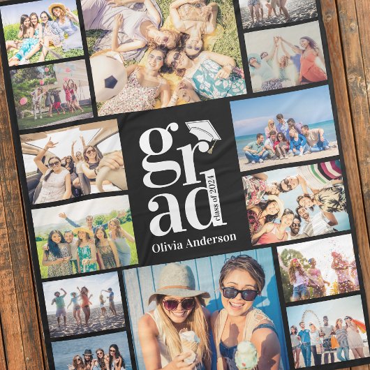 Grad-Erinnerungen Fleecedecke