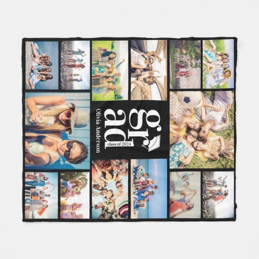 Grad-Erinnerungen Fleecedecke (Vorderseite (Horizontal))