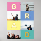 GRAD FARBBLOCKS MULTI-Foto-Abschluss Foliendrucke (Vorderseite)