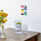 GRAD FARBBLOCKS MULTI-Foto-Abschluss Foliendrucke (Ablage(Küche))