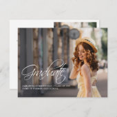 Grad Foto Abschluss 2025 Ankündigung (Vorne/Hinten)