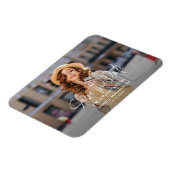 Grad Foto Abschluss 2025 Save the Date Magnet (Linke Seite)