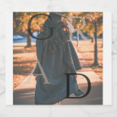 Grad Foto Abschluss Bierflasche Bierflaschenetikett (Einzelnes Label)