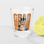 Grad Foto Abschluss Schnapsglas (Vorderseite)