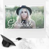Grad Foto Beautiful Script Schriftart Graduation P Banner