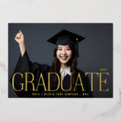 Grad Foto Foil Folieneinladung (Vorderseite)