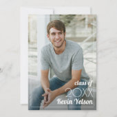 Grad-Foto-Graduationspartei Einladung (Vorderseite)