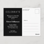 GRAD-Foto-Party Einladung Postkarte (Rückseite)