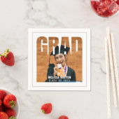 Grad Foto White Abschluss Serviette (Beispiel)