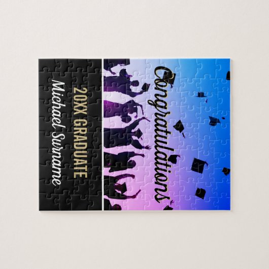 Grad Geschenk! Puzzle Abschluss (Horizontal)