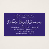 Grad gestrichen | Ankündigung des Abschlusses von  (Rückseite)