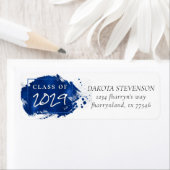 Grad gestrichen | Blue Paint Spritzer Rücksendeadr (Insitu)