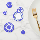 Grad Glam Navy Cap Foto Graduation Party Konfetti (Gruppe)